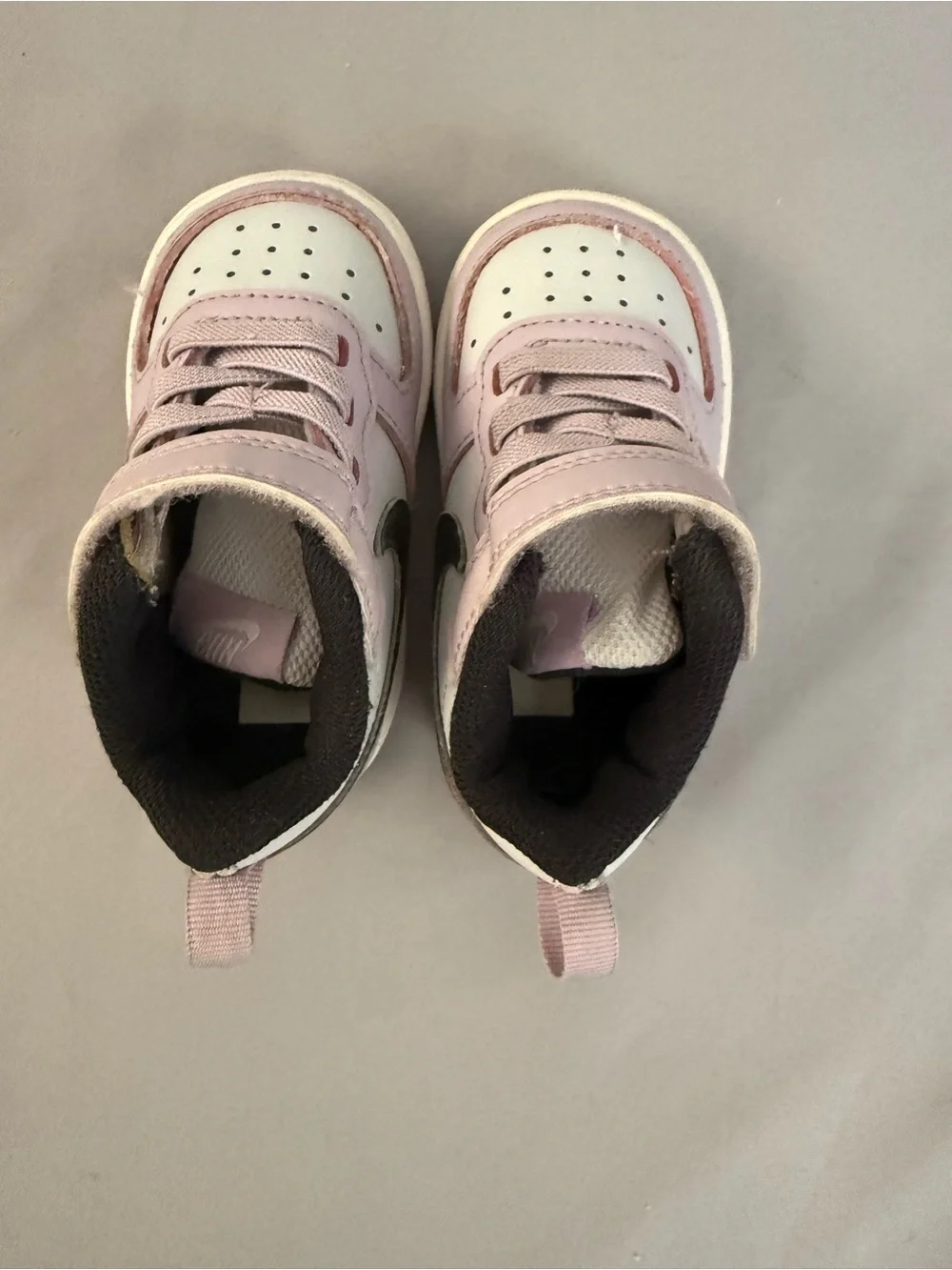 2 Pair Toddler Sneakers-Nike and Athletic Works - Velcro Strap size 4